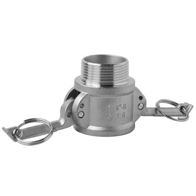 Kopfkode Zylindrische Kammverbindung für Rohre aus 304 316 Edelstahl