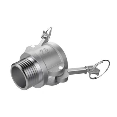 Kopfkode Zylindrische Kammverbindung für Rohre aus 304 316 Edelstahl