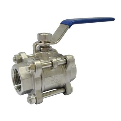 1.0''-6.0" Port Größe Spiegel poliertes Edelstahl-Gitter Kugelventil für Wasser