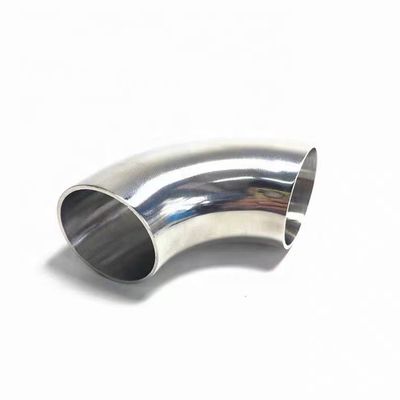 OEM-unterstützte Edelstahl 316L Sanitär-Fitting 90 Grad poliert Schweiß kurzer Ellbogen
