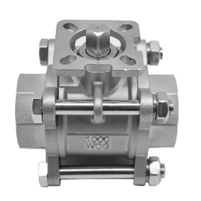 Gießerei 3PCS 1000 Wog Kugelventil aus Edelstahl für die petrochemische Industrie