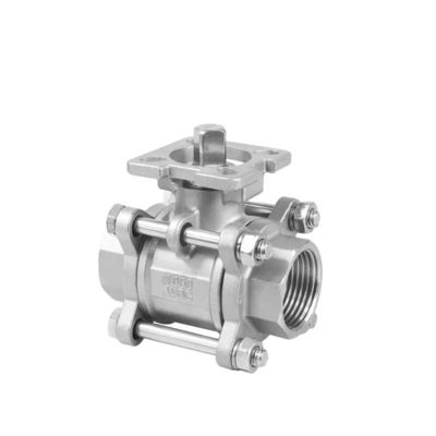 Gießerei 3PCS 1000 Wog Kugelventil aus Edelstahl für die petrochemische Industrie