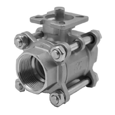 Gießerei 3PCS 1000 Wog Kugelventil aus Edelstahl für die petrochemische Industrie
