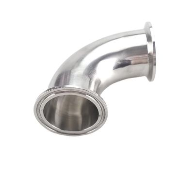 DN20-DN300 Sanitäre Edelstahl 304/316 Tri-Clamps 90 Grad Ellenbogen und langlebig