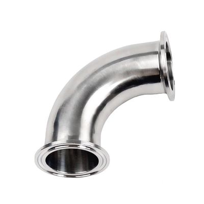 DN20-DN300 Sanitäre Edelstahl 304/316 Tri-Clamps 90 Grad Ellenbogen und langlebig