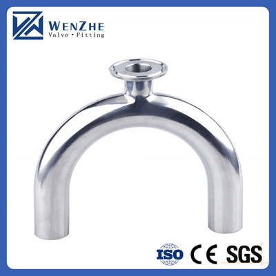 Standard 4-Wege-Kreuzklammer passt 1,5 "Tri-Klammer Sanitär-Fitting aus Edelstahl 304