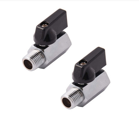 Edelstahl-Mini-Kugelventil 1/4 Zoll NPT-Dreh Männlich Standard- oder kundenspezifischer Support