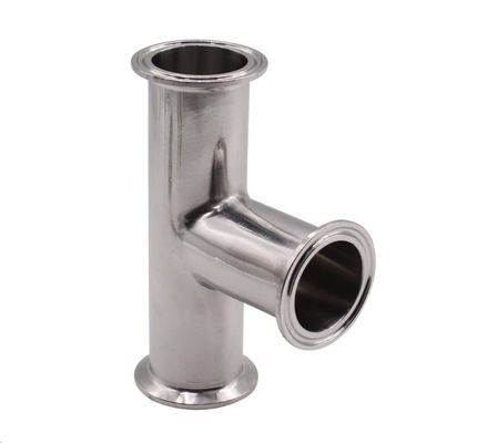 1.5" Tri-Clamp Edelstahl 304 Sanitär-Fitting 3-Way Clamp Tee für 38mm Rohr OD