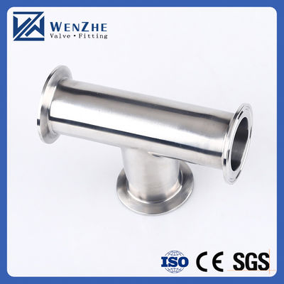 1.5" Tri-Clamp Edelstahl 304 Sanitär-Fitting 3-Way Clamp Tee für 38mm Rohr OD