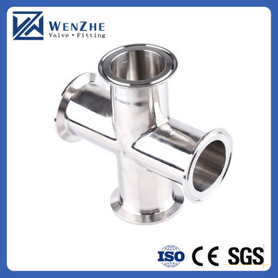 1.5" Tri-Clamp Edelstahl 304 Sanitär-Fitting 3-Way Clamp Tee für 38mm Rohr OD