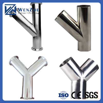 1.5" Tri-Clamp Edelstahl 304 Sanitär-Fitting 3-Way Clamp Tee für 38mm Rohr OD