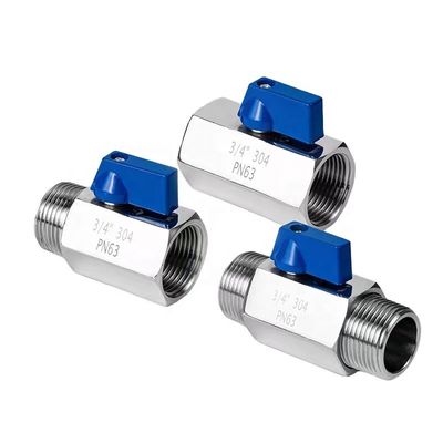 Edelstahl 301/304/316 Mini-Kugelventilventil für optimale Leistung