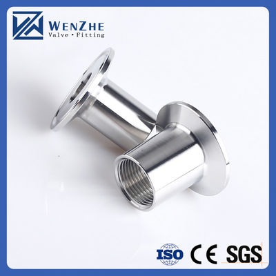 Personalisierte sanitäre weibliche Gewinde, die auf eine 2,5 Zoll TRI CLAMP OD 77mm Ferrule passt