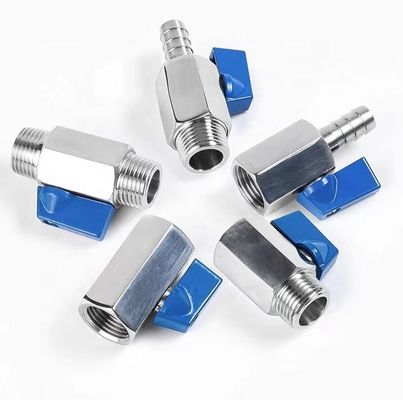 Edelstahl 301/304/316 Mini-Kugelventilventil für optimale Leistung