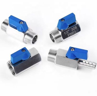 Edelstahl 301/304/316 Mini-Kugelventilventil für optimale Leistung