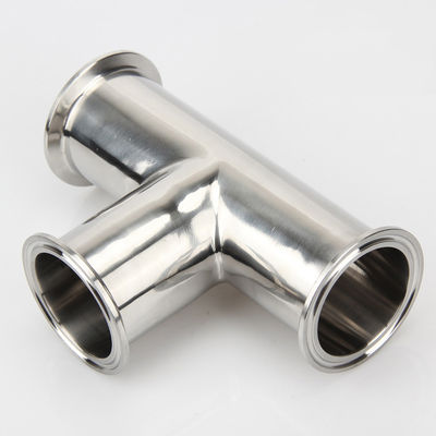Hexagon Clamp Tee 3 Wege Edelstahl 304 mit 3 Silikonverschlüssen passt 1,5 " Tri Clamp