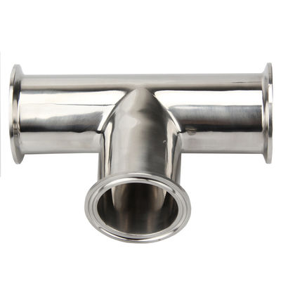 Hexagon Clamp Tee 3 Wege Edelstahl 304 mit 3 Silikonverschlüssen passt 1,5 " Tri Clamp