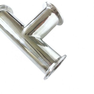 Hexagon Clamp Tee 3 Wege Edelstahl 304 mit 3 Silikonverschlüssen passt 1,5 " Tri Clamp