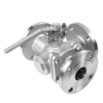 Standard-Edelstahl Ss 304 316 Flansche Kugelventil