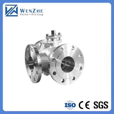 Standard-Edelstahl Ss 304 316 Flansche Kugelventil
