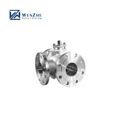 Standard-Edelstahl Ss 304 316 Flansche Kugelventil