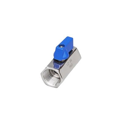 3/4 "-12" NPT weibliche Giebel aus Edelstahl Mini-Kugelventil mit Schlauch Schlauch Barb