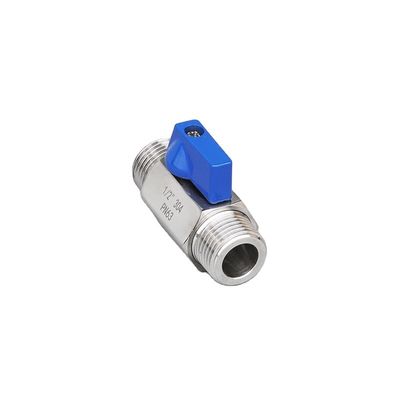3/4 "-12" NPT weibliche Giebel aus Edelstahl Mini-Kugelventil mit Schlauch Schlauch Barb