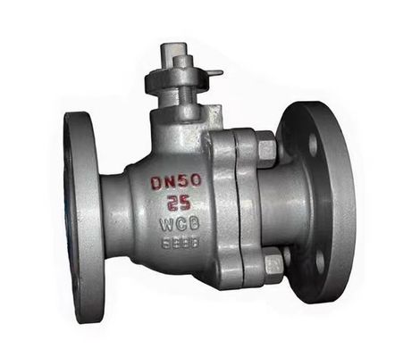 PN20 PN50 Edelstahl 304 316 CF8 CF8M Flansche Endkugelventil für die chemische Industrie