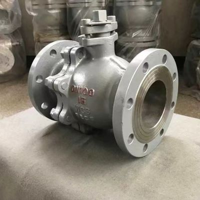 PN20 PN50 Edelstahl 304 316 CF8 CF8M Flansche Endkugelventil für die chemische Industrie