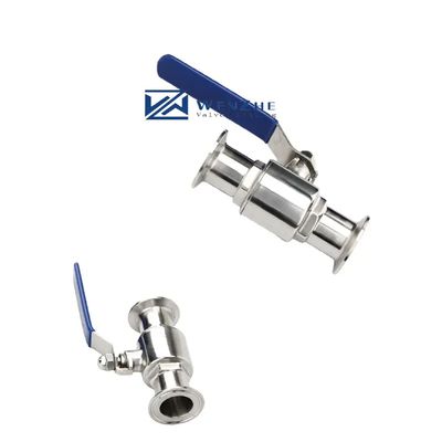 OEM-Unterstützung SS304 1/4''-4.0' Homebrew Tri-Clamp Ballventil Edelstahl Sanitärventil