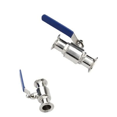 OEM-Unterstützung SS304 1/4''-4.0' Homebrew Tri-Clamp Ballventil Edelstahl Sanitärventil