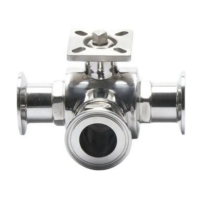 OEM-Unterstützung SS304 1/4''-4.0' Homebrew Tri-Clamp Ballventil Edelstahl Sanitärventil