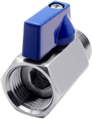 Edelstahl 301/304/316 1/2 "Mini-Kugelventil weiblich x männlich