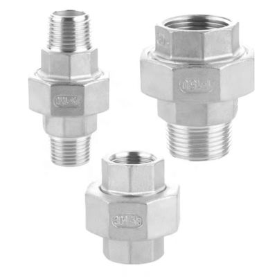 Weibliche Verbindung aus Edelstahl 304 Gussrohrverbindung Union 3/4" NPT x 3/4" NPT Adapter