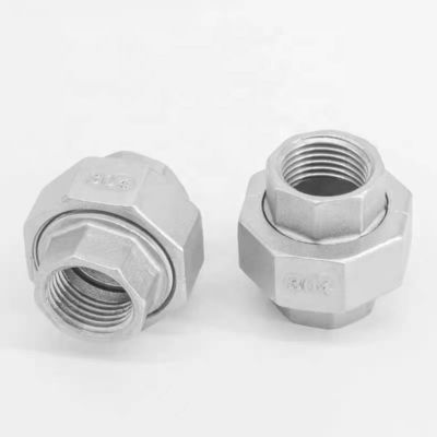 Weibliche Verbindung aus Edelstahl 304 Gussrohrverbindung Union 3/4" NPT x 3/4" NPT Adapter