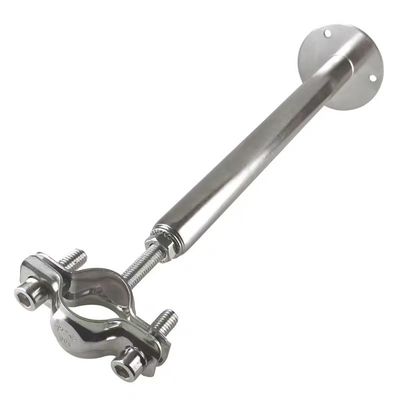 WZ Edelstahl 304 316 Verstellbares Schraubhalterrohr für Rohrhänger