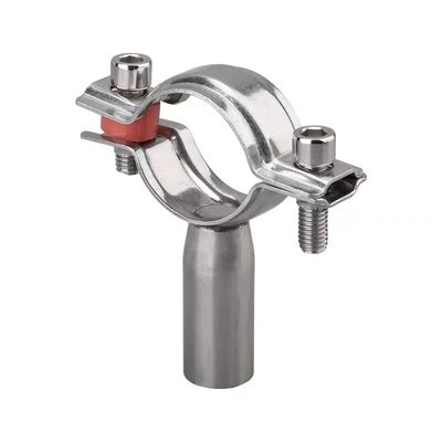 WZ Sanitär SS 304 316 Ein-Pin-Klammer Tri-Klammer-Fittings Rohrhänger Rohrhalter 1/8"--4