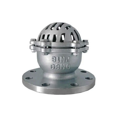 Silberner Edelstahl 304 316 Flankenfußventil mit verschraubtem Ende und Schmetterlingsdesign