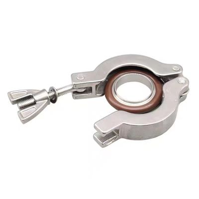 Edelstahl 304 316 KF16 KF25 KF40 Tri-Clamp-Ferrule-Set für die Entwicklung von Vakuum-Adaptern