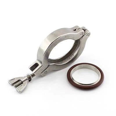 Edelstahl 304 316 KF16 KF25 KF40 Tri-Clamp-Ferrule-Set für die Entwicklung von Vakuum-Adaptern