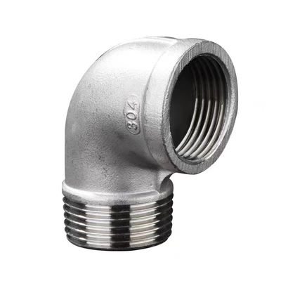 Edelstahl 301/304/316 90 Grad Straße Ellenbogen 1/2 "NPT weiblich x 1/2" NPT männlich