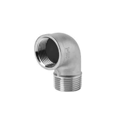 Edelstahl 301/304/316 90 Grad Straße Ellenbogen 1/2 "NPT weiblich x 1/2" NPT männlich