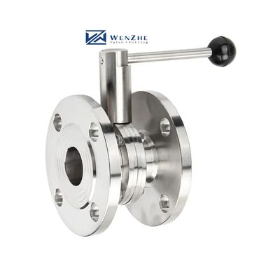 Edelstahl Sanitär 304 316 DN150 Schmetterlingsventil 3A DIN