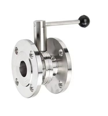 Edelstahl Sanitär 304 316 DN150 Schmetterlingsventil 3A DIN