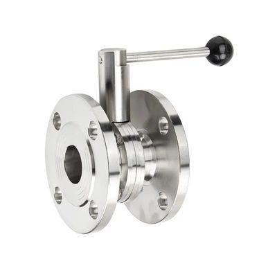 Edelstahl Sanitär 304 316 DN150 Schmetterlingsventil 3A DIN