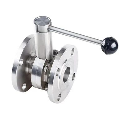 Edelstahl Sanitär 304 316 DN150 Schmetterlingsventil 3A DIN