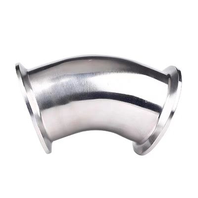 Sanitär 90 Grad 45 Grad 2 " Tri-Clamp Ellenbogen Gießen SS304 316L Lebensmittelqualität TC geklemmt