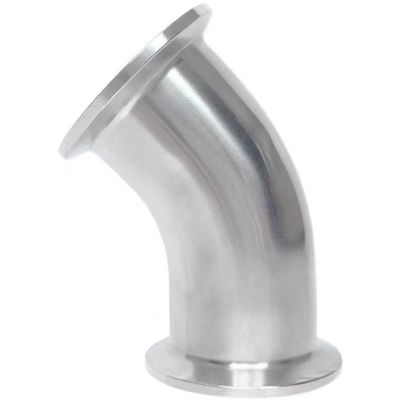 Sanitär 90 Grad 45 Grad 2 " Tri-Clamp Ellenbogen Gießen SS304 316L Lebensmittelqualität TC geklemmt