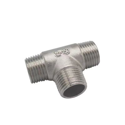 3 Wege aus Edelstahl 1/2 "NPT männliche Gießrohrschlauch-Fitting