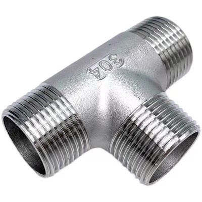 3 Wege aus Edelstahl 1/2 "NPT männliche Gießrohrschlauch-Fitting